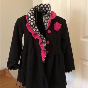 Mack and co soft fleece jacket size 4T